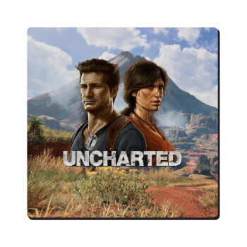 Uncharted, Τετράγωνο μαγνητάκι ξύλινο 6x6cm