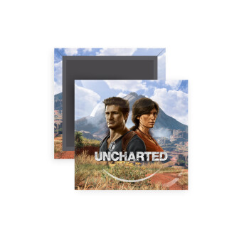 Uncharted, Μαγνητάκι ψυγείου τετράγωνο διάστασης 5x5cm