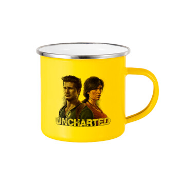Uncharted, Yellow Enamel Metallic Cup 360ml