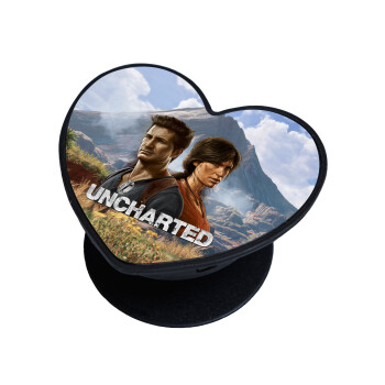 Uncharted, Phone Holders Stand  καρδιά Μαύρο Βάση Στήριξης Κινητού στο Χέρι