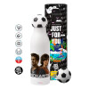 Soccer Metal mug thermos, double wall, 550ml
