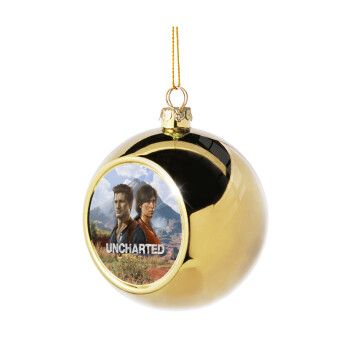 Uncharted, Χριστουγεννιάτικη μπάλα δένδρου Χρυσή 8cm