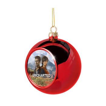 Uncharted, Χριστουγεννιάτικη μπάλα δένδρου Κόκκινη 8cm