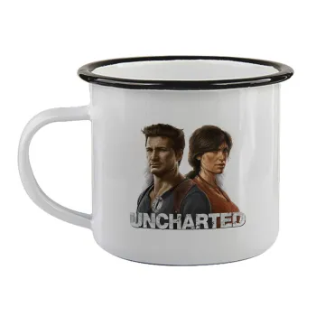 Uncharted, Κούπα εμαγιέ με μαύρο χείλος 360ml