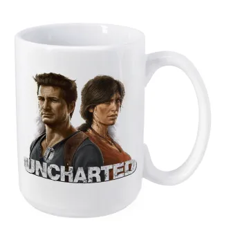 Uncharted, Κούπα Mega, κεραμική, 450ml