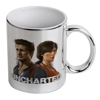 Uncharted, Κούπα κεραμική, ασημένια καθρέπτης, 330ml