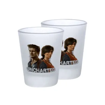 Uncharted, Σφηνοπότηρα γυάλινα 45ml του πάγου (2 τεμάχια)