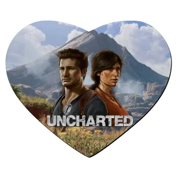 Uncharted, Mousepad heart 23x20cm