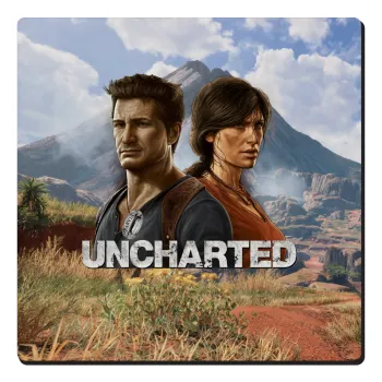 Uncharted, Τετράγωνο μαγνητάκι ξύλινο 6x6cm