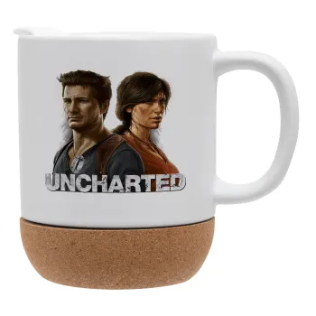 Uncharted, Κούπα, κεραμική με βάση φελού και καπάκι (ΜΑΤ), 330ml