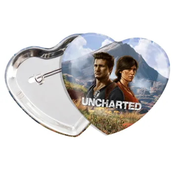 Uncharted, Κονκάρδα παραμάνα καρδιά (57x52mm)