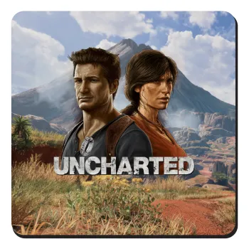 Uncharted, Τετράγωνο μαγνητάκι ξύλινο 9x9cm