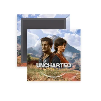 Uncharted, Μαγνητάκι ψυγείου τετράγωνο διάστασης 5x5cm