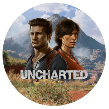 Uncharted, Mousepad Στρογγυλό 20cm