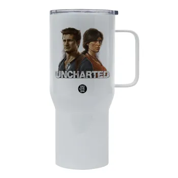Uncharted, Tumbler με καπάκι, διπλού τοιχώματος (θερμό) 750L