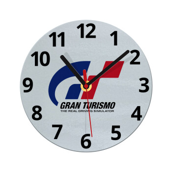 gran turismo, Ρολόι τοίχου γυάλινο (20cm)