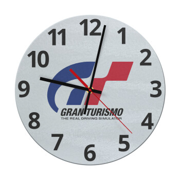 gran turismo, Ρολόι τοίχου γυάλινο (30cm)