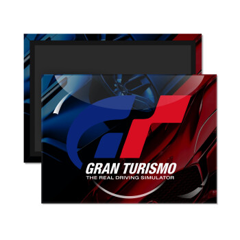 gran turismo, Ορθογώνιο μαγνητάκι ψυγείου διάστασης 9x6cm
