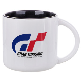 gran turismo, Κούπα κεραμική 400ml Λευκή/Μαύρη