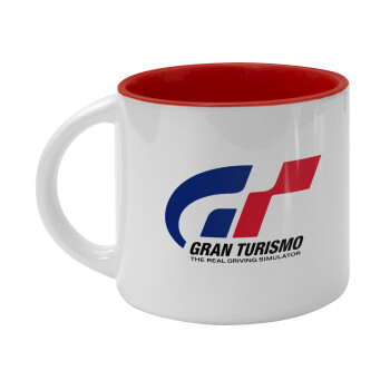 gran turismo, Κούπα κεραμική 400ml Λευκή/Κόκκινη