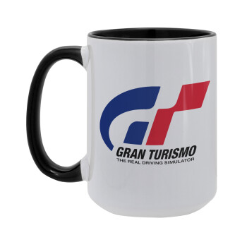 gran turismo, Κούπα Mega 15oz, κεραμική Μαύρη, 450ml