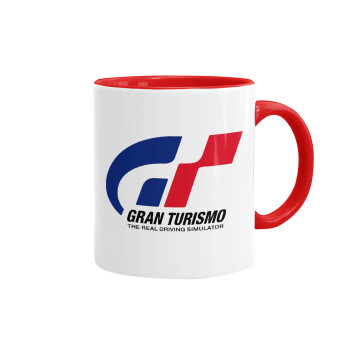 gran turismo, Mug colored red, ceramic, 330ml