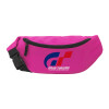 Unisex waist bag (banana) in PINK color with 2 pockets