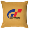 Sofa cushion YELLOW 50x50cm includes filling
