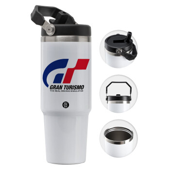 gran turismo, 30oz stainless Steel Tumbler with Handle