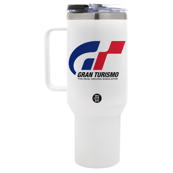 gran turismo, Mega Stainless steel Tumbler with lid, double wall 1,2L