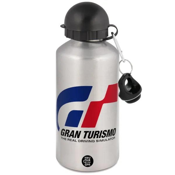 gran turismo — Metallic water jug, Silver, aluminum 500ml