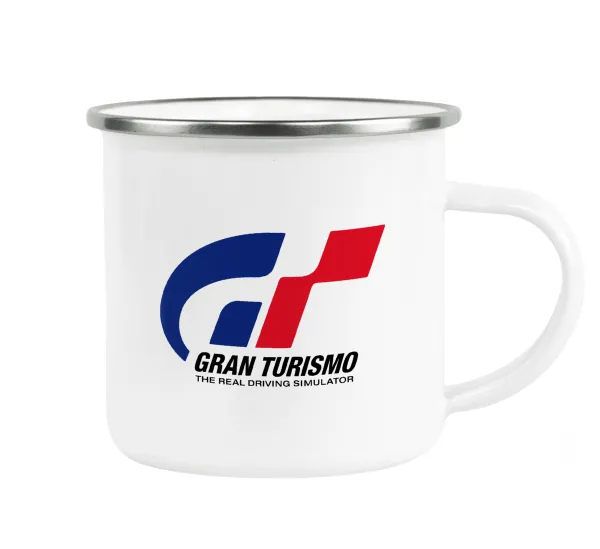 gran turismo — Κούπα Μεταλλική εμαγιέ λευκη 360ml