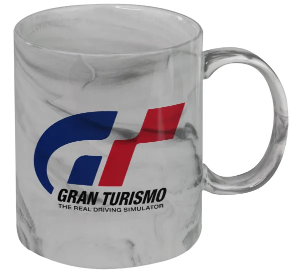 gran turismo — Mug ceramic marble style, 330ml
