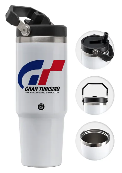 gran turismo — Θερμός Ανοξείδωτο 30oz με χερούλι