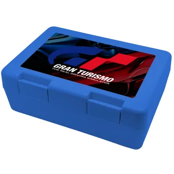 gran turismo, Children's cookie container BLUE 185x128x65mm (BPA free plastic)