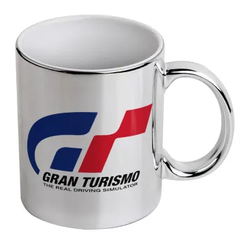 gran turismo, Κούπα κεραμική, ασημένια καθρέπτης, 330ml