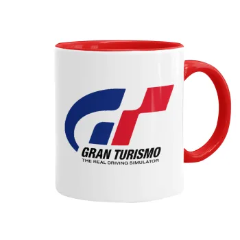 gran turismo, Mug colored red, ceramic, 330ml