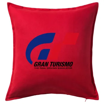 gran turismo, Sofa cushion RED 50x50cm includes filling