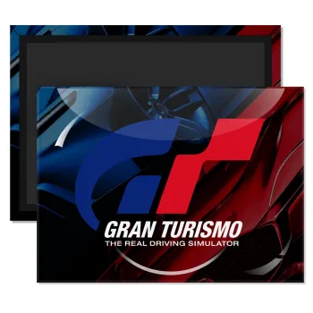 gran turismo, Ορθογώνιο μαγνητάκι ψυγείου διάστασης 9x6cm