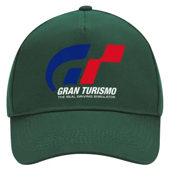 gran turismo, Adult Ultimate Hat GREEN, (100% COTTON DRILL, ADULT, UNISEX, ONE SIZE)