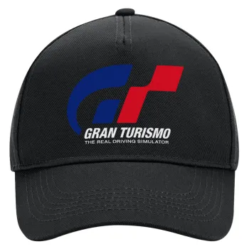 gran turismo, Καπέλο Ενηλίκων Ultimate ΜΑΥΡΟ, (100% ΒΑΜΒΑΚΕΡΟ DRILL, ΕΝΗΛΙΚΩΝ, UNISEX, ONE SIZE)