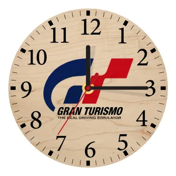 gran turismo, Ρολόι τοίχου ξύλινο plywood (20cm)