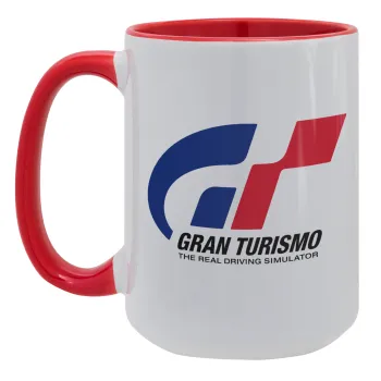 gran turismo, Κούπα Mega 15oz, κεραμική Κόκκινη, 450ml