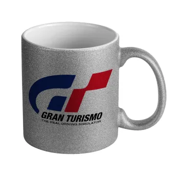 gran turismo, Κούπα Ασημένια Glitter που γυαλίζει, κεραμική, 330ml