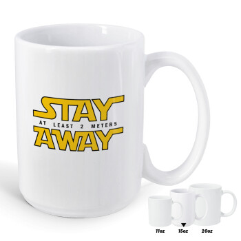 Stay Away, Κούπα Mega, κεραμική, 450ml