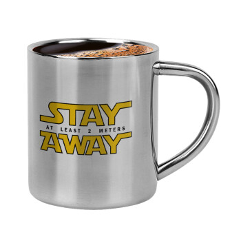 Stay Away, Double-wall metal cup for espresso (220ml)