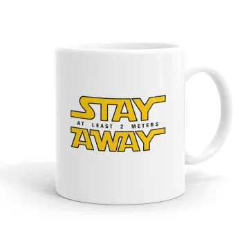 Stay Away, Ceramic coffee mug, 330ml
