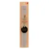 Easter Set, wooden keychain & scented Easter candle flat (30cm) (GRAY)