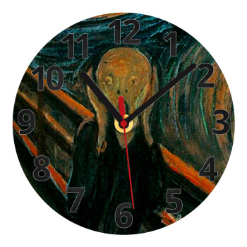 The Scream, Ρολόι τοίχου γυάλινο (20cm)
