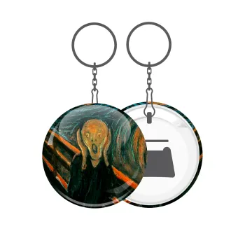 The Scream, Μπρελόκ μεταλλικό 5cm με ανοιχτήρι